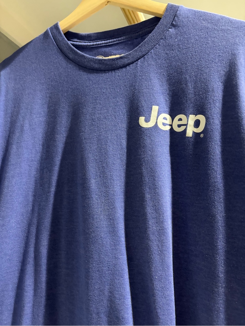 Jeep Royal Blue Tee with White Logo
